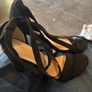 Lace up heels